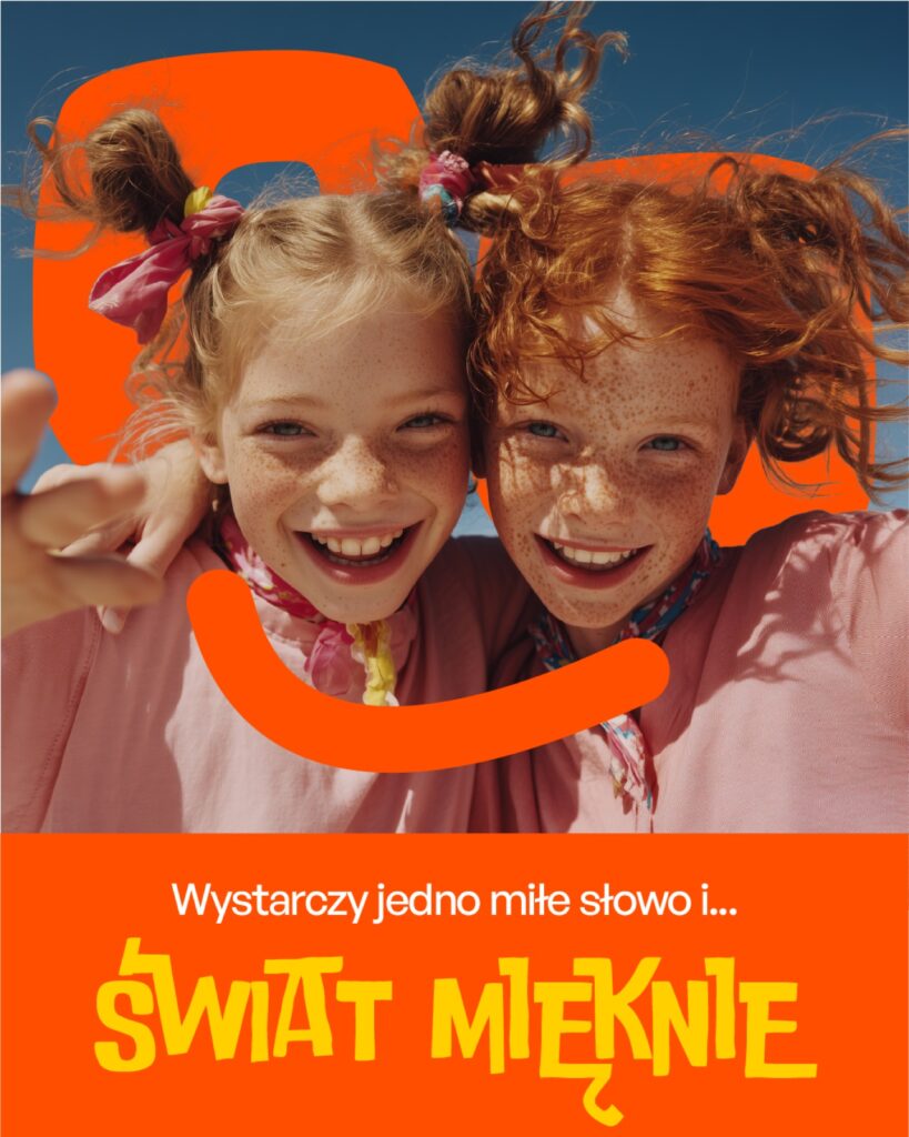 Key visual kampanii BE KIND z hasłem „Świat mięknie”