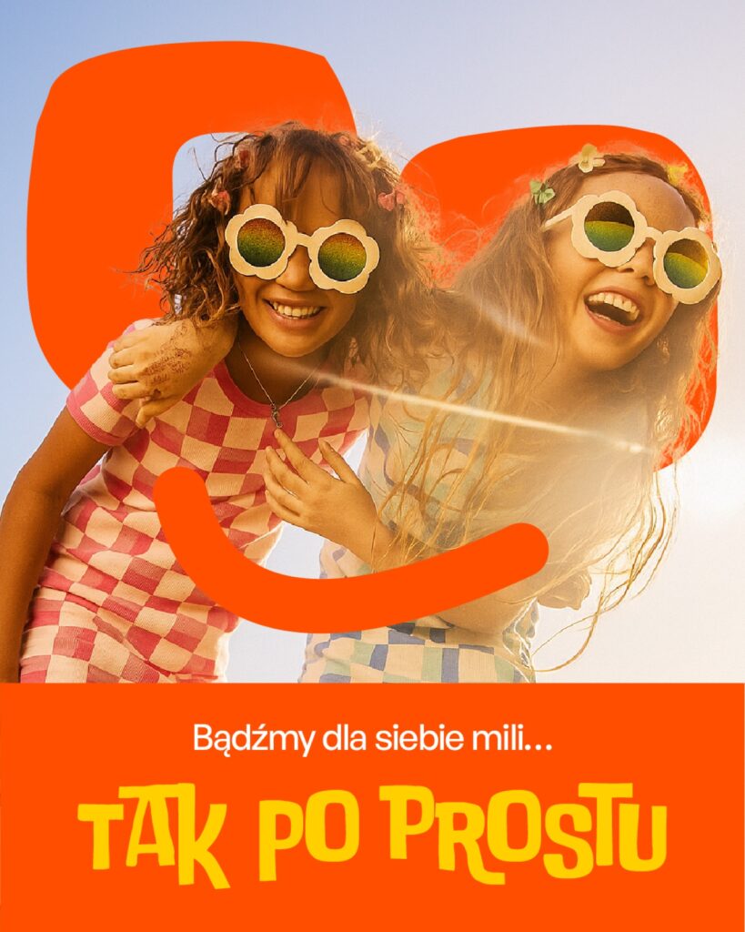 Key visual kampanii BE KIND z hasłem „Tak po prostu”