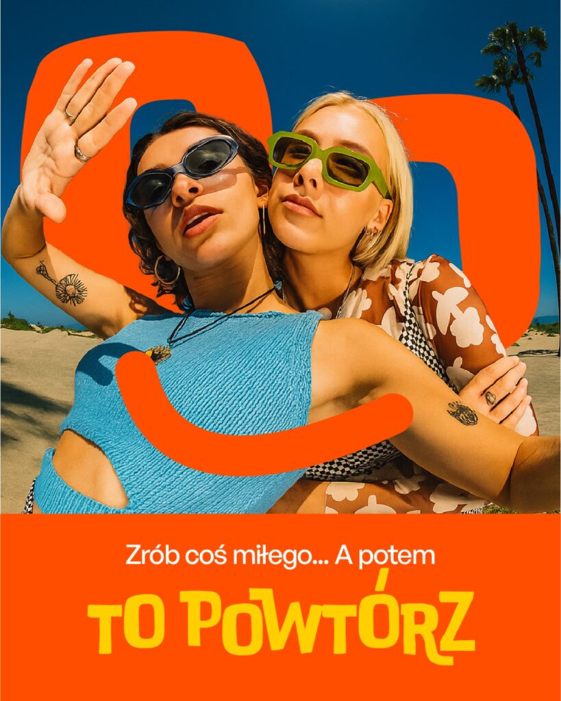 Key visual kampanii BE KIND z hasłem „To powtórz”